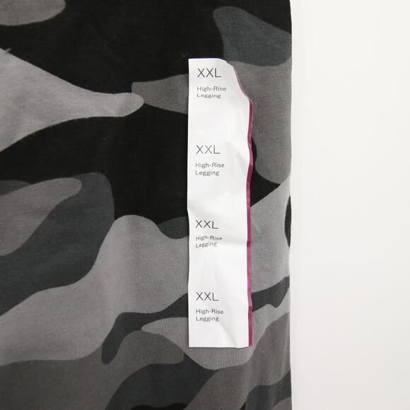 Wild Fable Leggings Gray Black Camouflage Camo Print High Rise Stretch Pants XXL - Picture 7 of 11